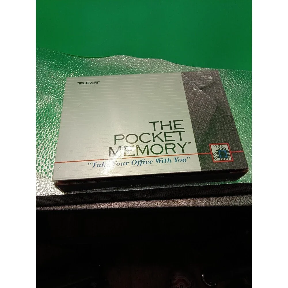 Tele-Art The Pocket Memory Folding Digital Display QWERTY Keyboard Organizer VTG